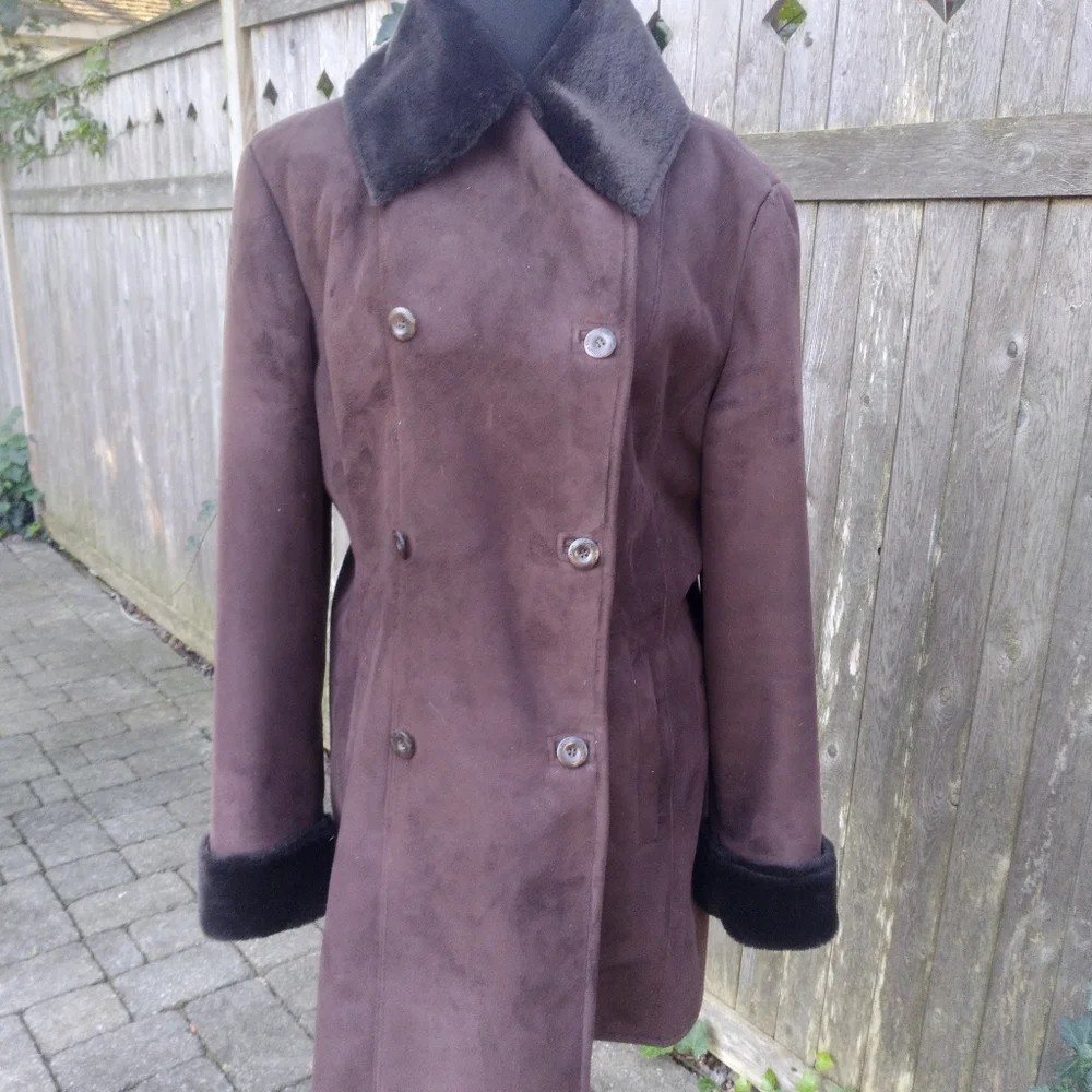 Calvin Klein Lined Heavy Winter Coat Size Large - Picture 12 of 15